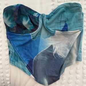 tiger mist corset tube top